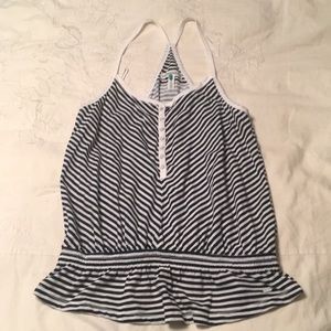 aeropostale tank top with gathered waist